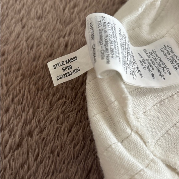 Madewell crop off white top size M - Picture 5 of 5